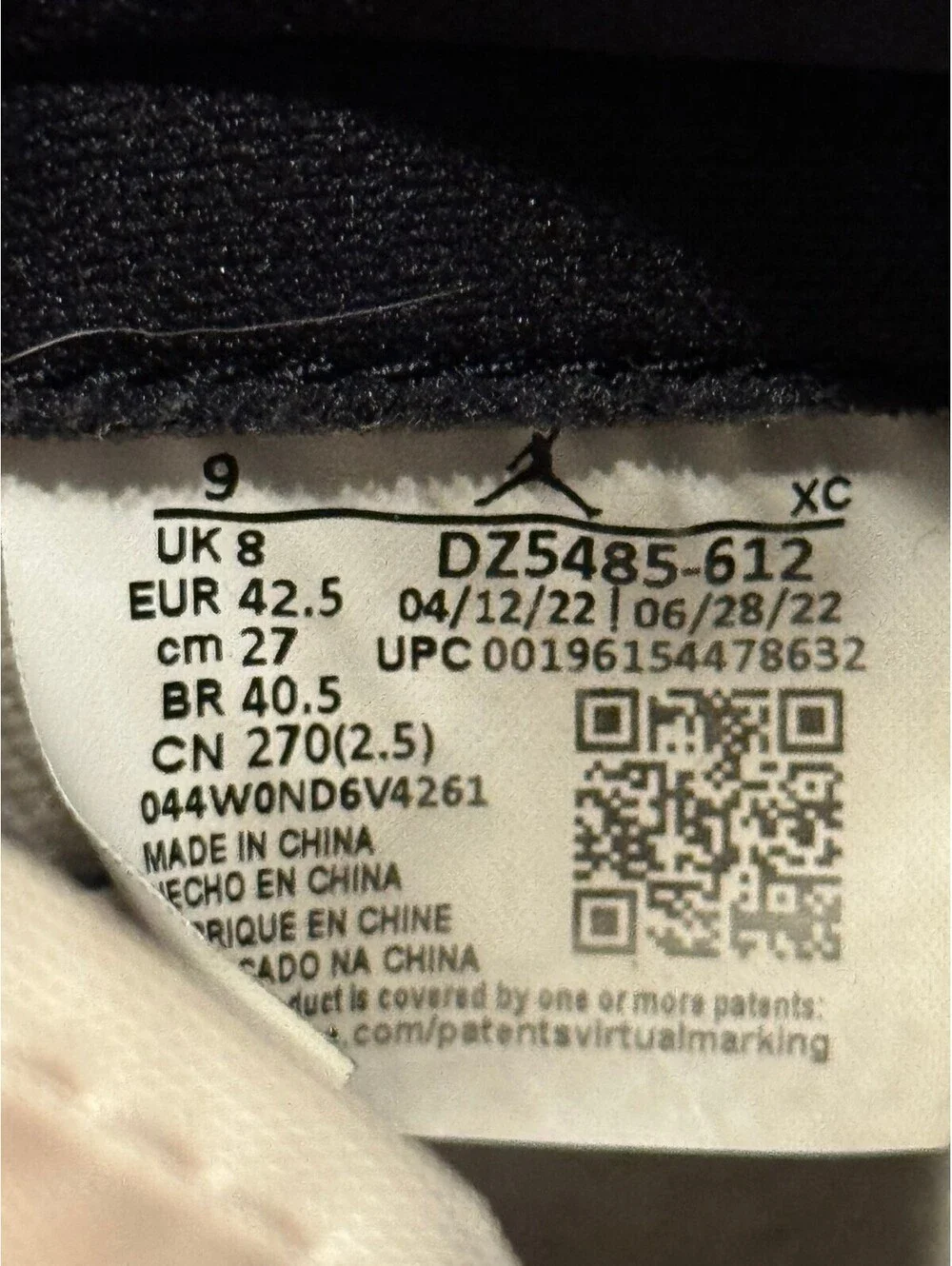 Jordan 1 Retro High OG Chicago Reimagined Lost & Found 2022
